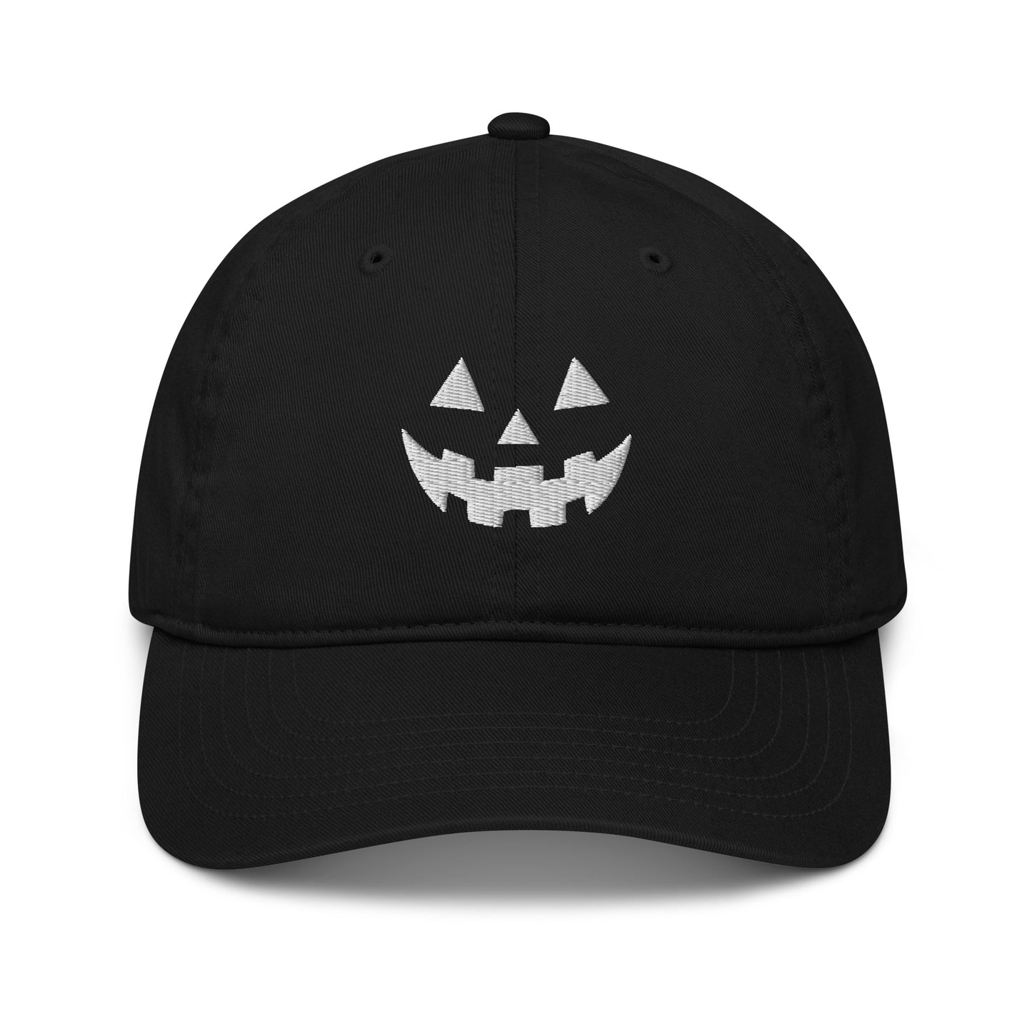 Organic hat | Cute Pumpkin Halloween Jack o Lantern Face