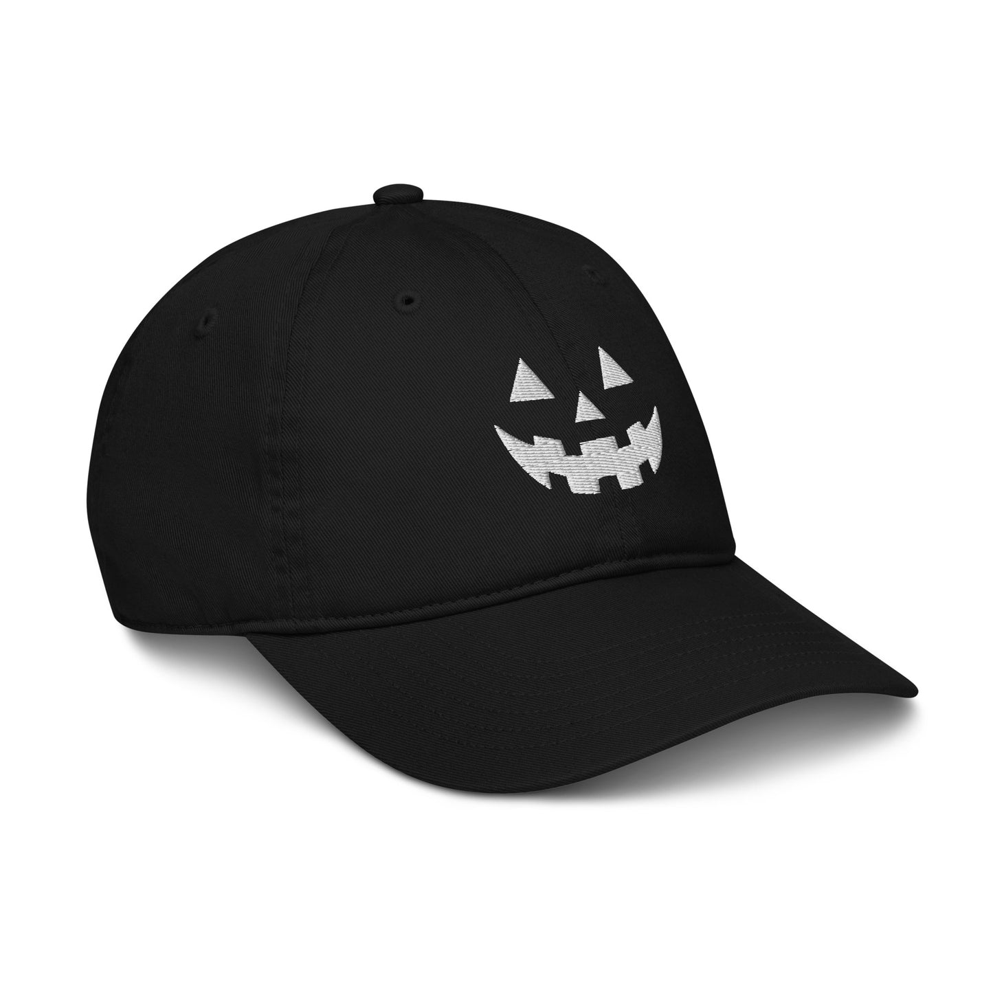 Organic hat | Cute Pumpkin Halloween Jack o Lantern Face