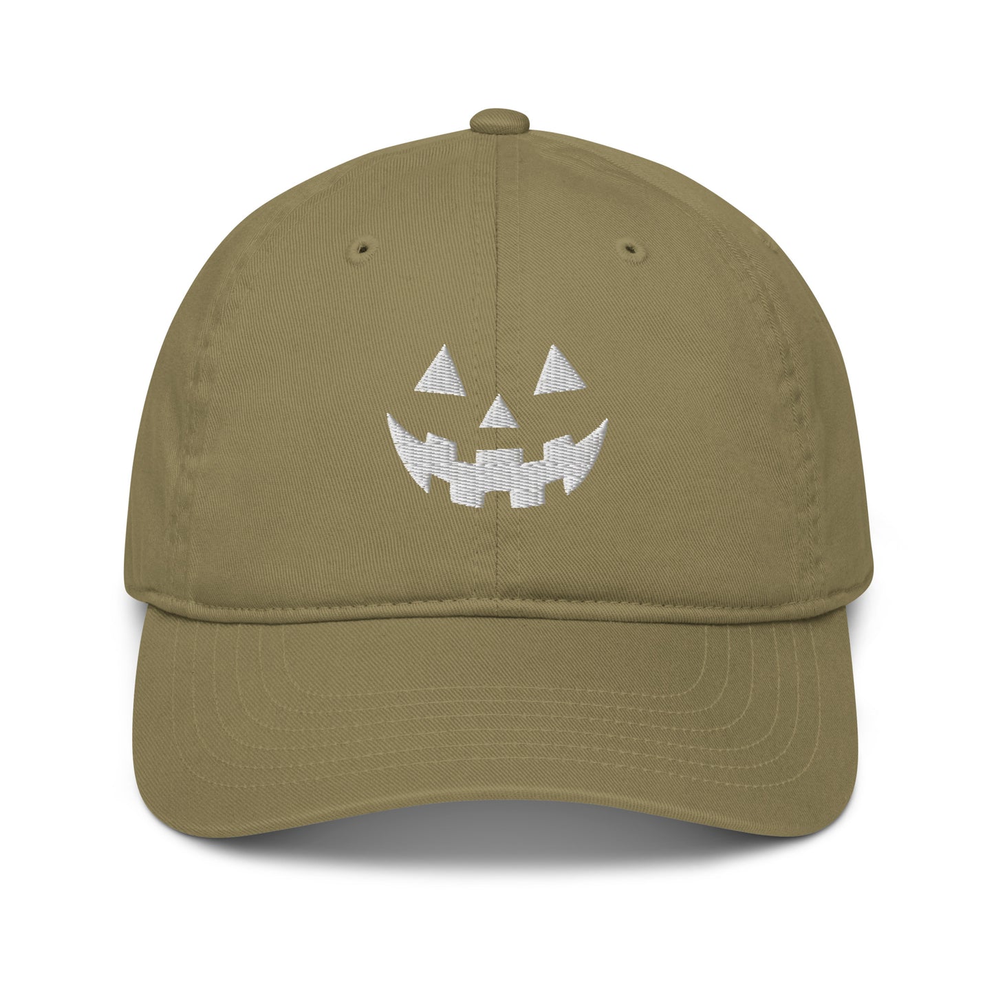 Organic hat | Cute Pumpkin Halloween Jack o Lantern Face