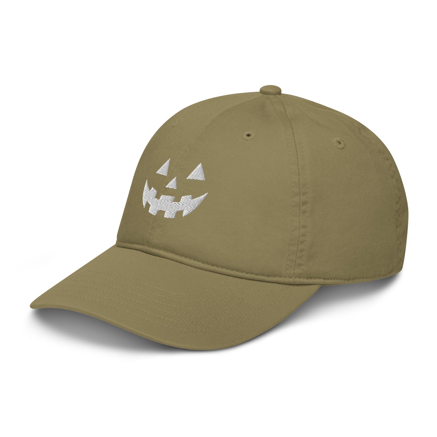Organic hat | Cute Pumpkin Halloween Jack o Lantern Face