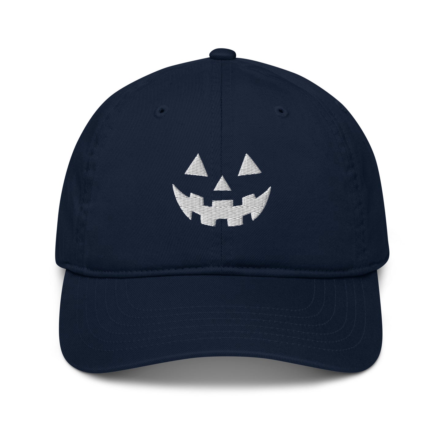 Organic hat | Cute Pumpkin Halloween Jack o Lantern Face