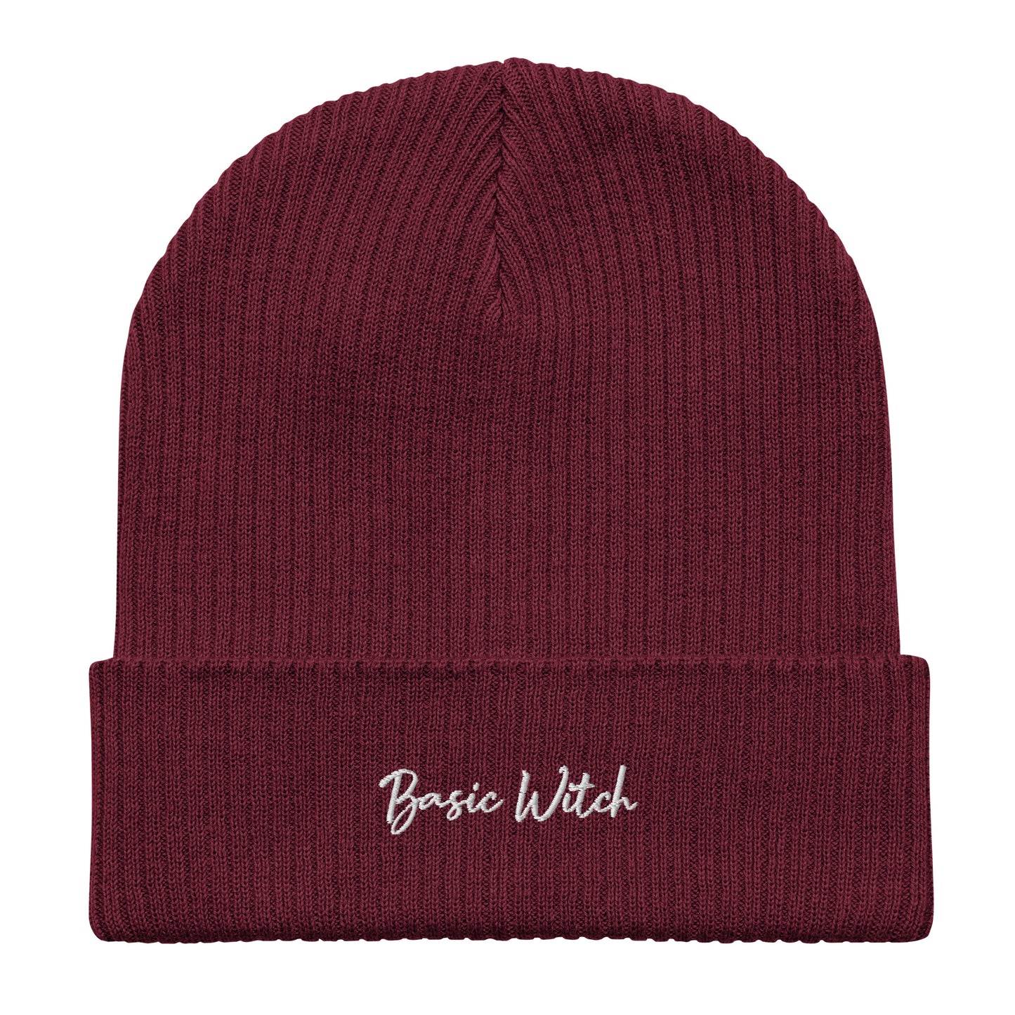 Organic ribbed beanie | Basic Witch Fall