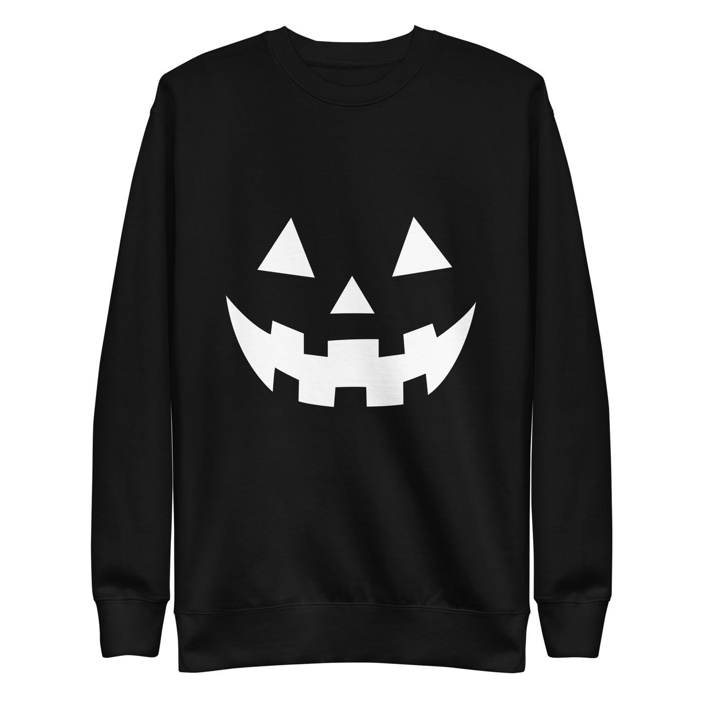 Unisex Premium Sweatshirt | Cute Pumpkin Jack O Lantern Face Halloween