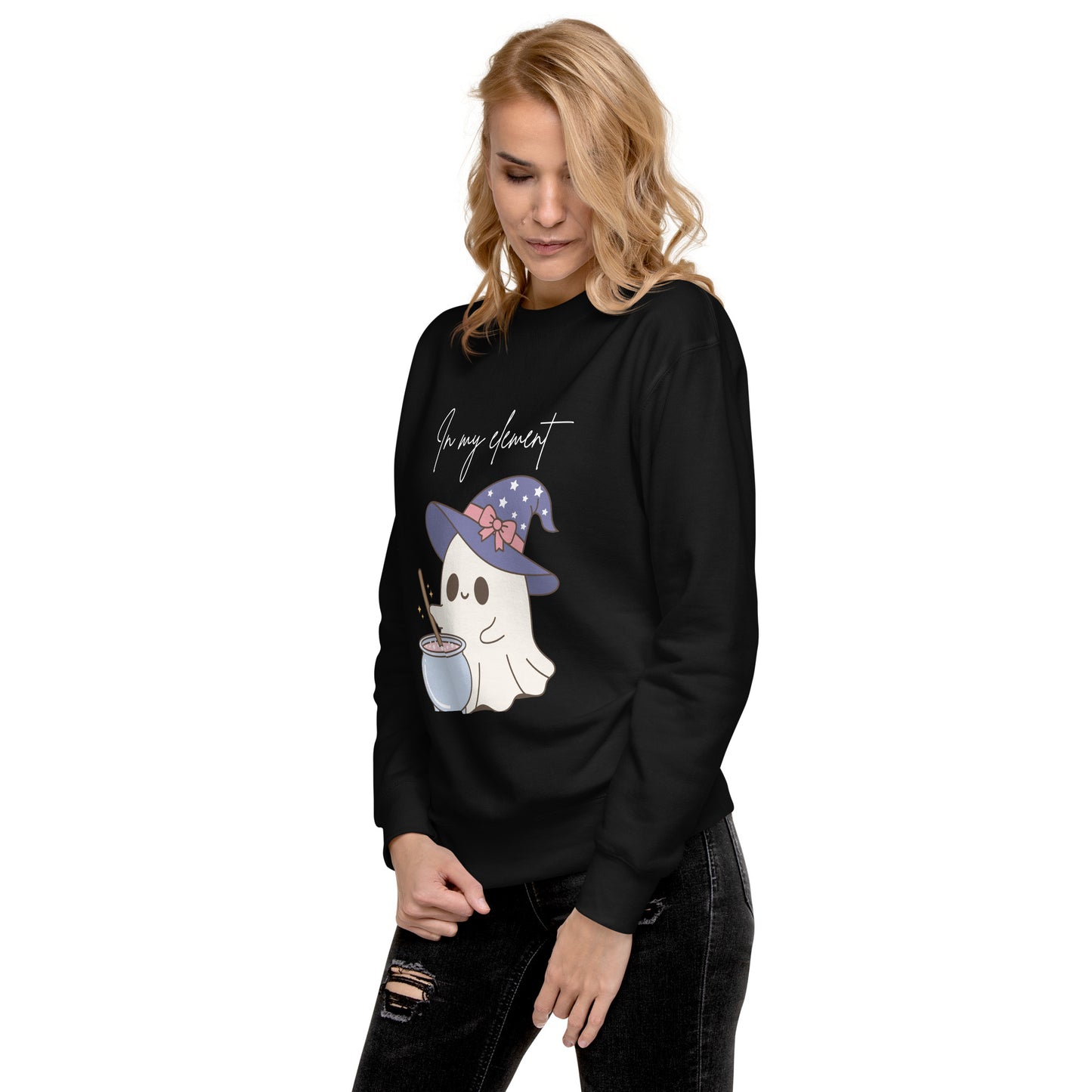 Unisex Premium Sweatshirt | In my element halloween ghost