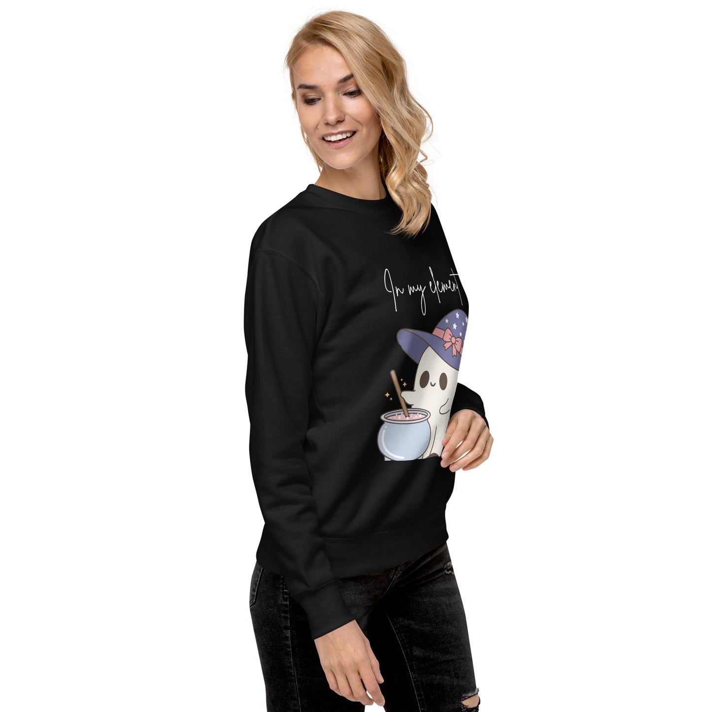 Unisex Premium Sweatshirt | In my element halloween ghost