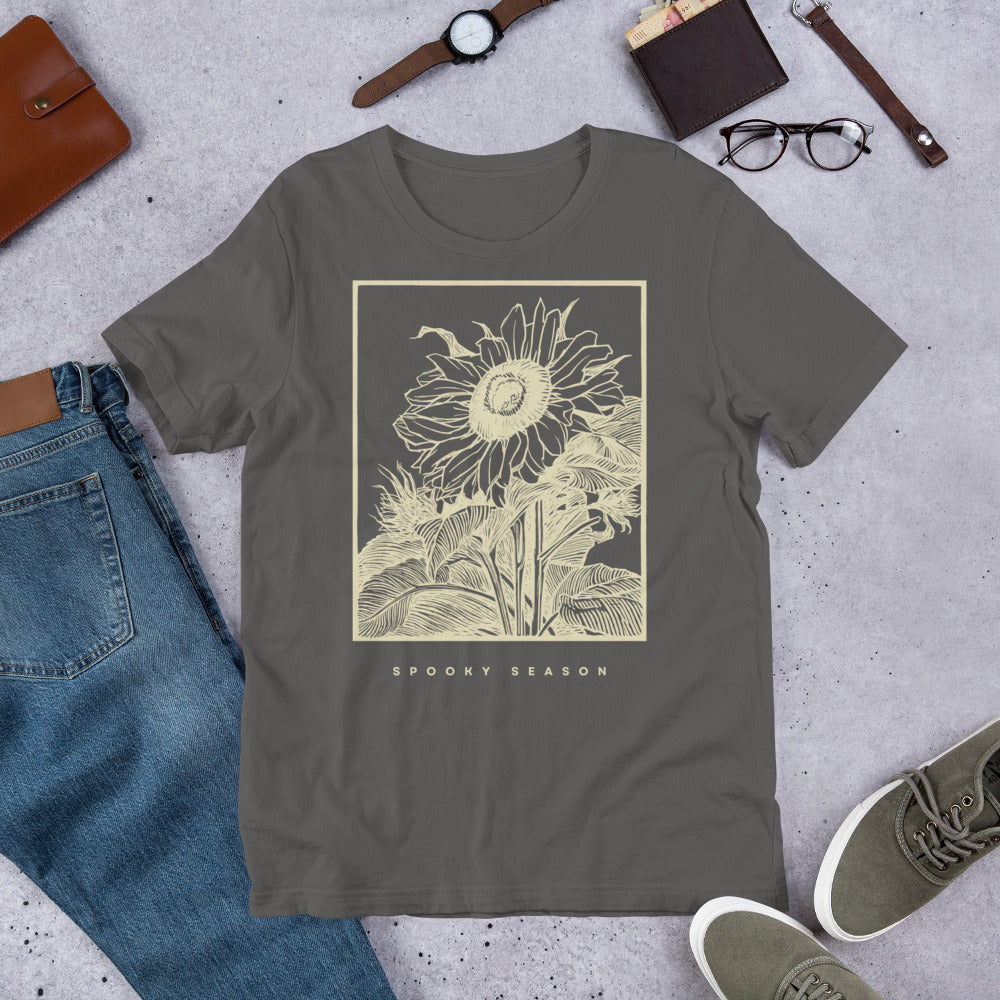 Unisex t-shirt | Sunflower Spooky Season Fall