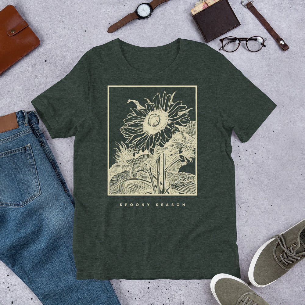 Unisex t-shirt | Sunflower Spooky Season Fall