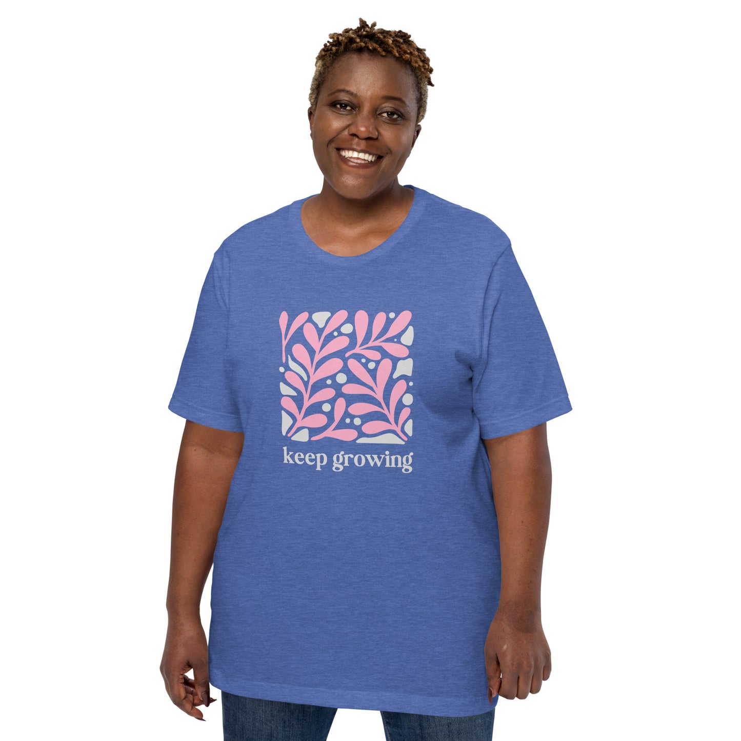 Unisex t-shirt | Keep Growing Inspiration